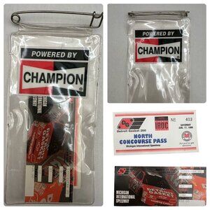 1996 Detroit gasket 200 Michigan International Speedway Pass Ticket with holder